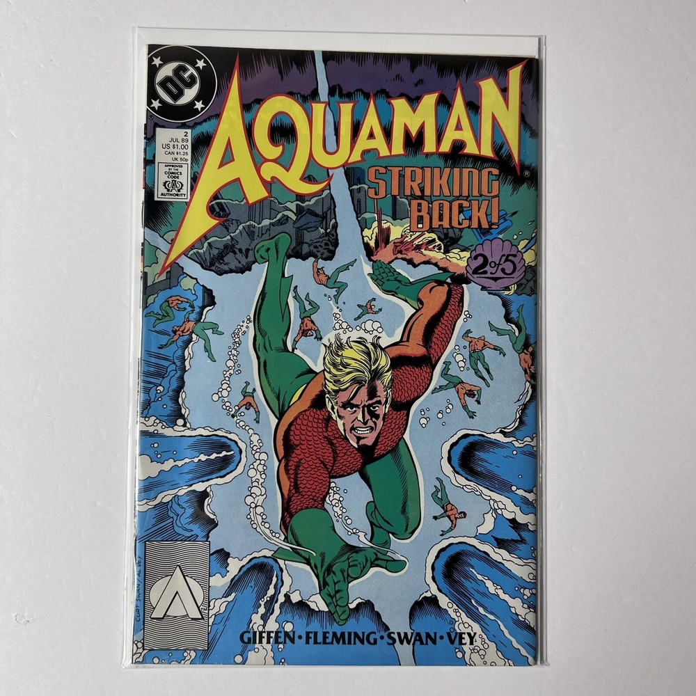 Aquaman #2 1989 DC Comics Comic Book